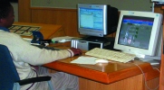 A scada system at each side of the pipeline monitors and controls functions ranging from tank levels to pumps and valves
